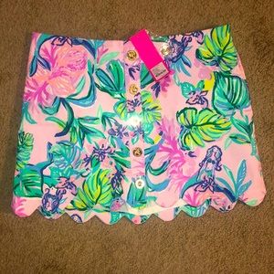 NWT kaylie skort in the mermaid in the shade print